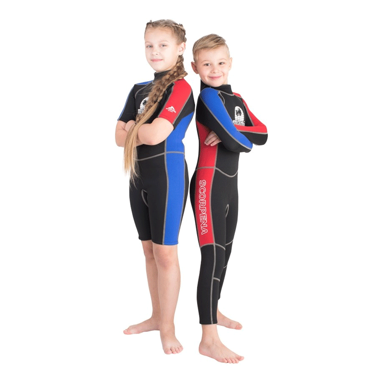 Hidrotērps Scorpena Miami Kids Shorty, 3mm - Image 4