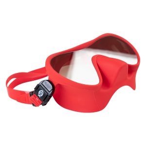 Maska Scorpena N3 ar spoguļlēcām, sarkana