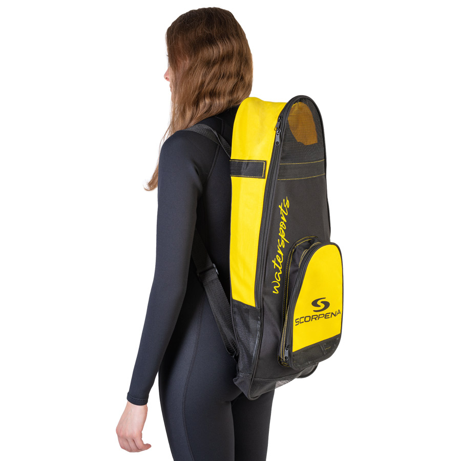 Snorkelēšanas soma Scorpena Watersports, dzeltenā krāsā