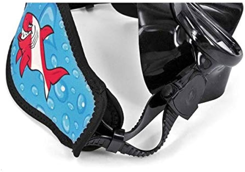 Neoprēna josta maskai Best Divers, haizivs - Image 2