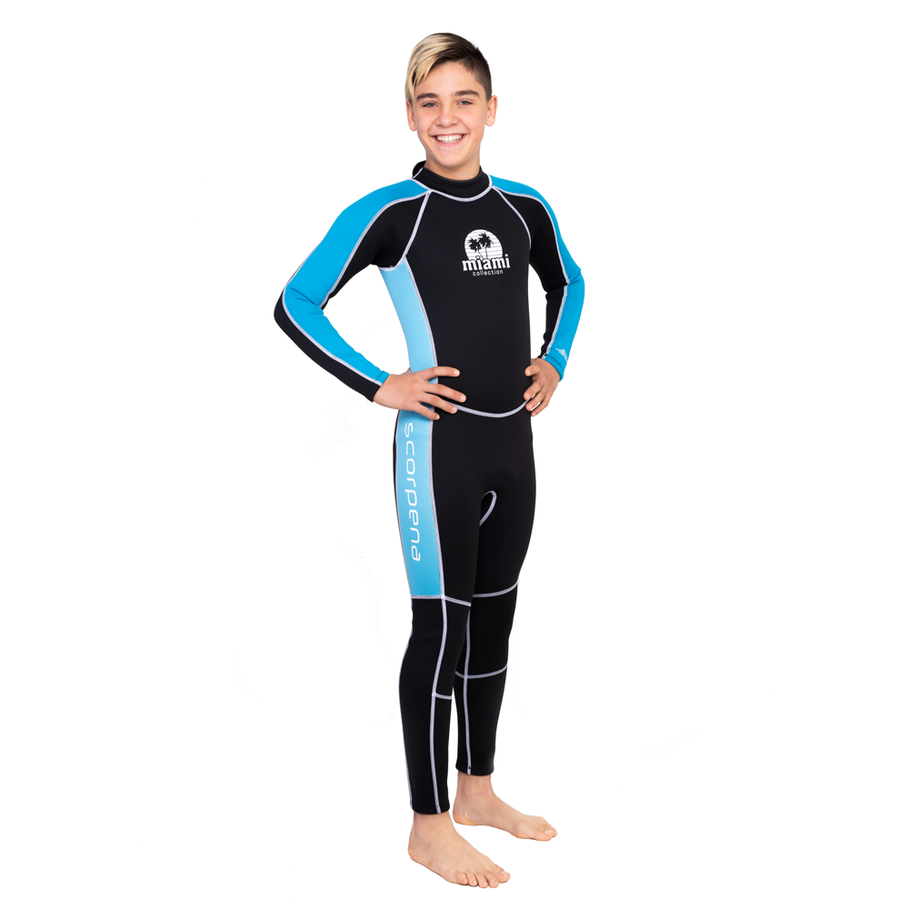 Hidrotērps Scorpena Miami-2 tirkīzs, jauniešu - Image 3