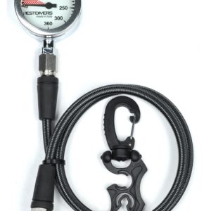 Spiediena mērītājs Best Divers 52×25mm + šļūtene 80cm