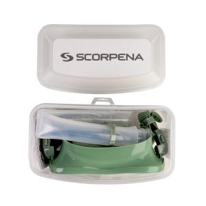 Snorkelēšanas komplekts Scorpena, zaļš