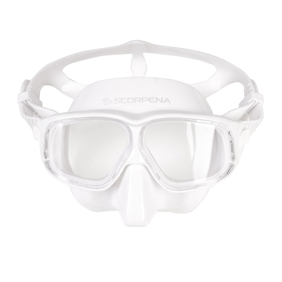 Maska Scorpena Apnea F1, balta - Image 5