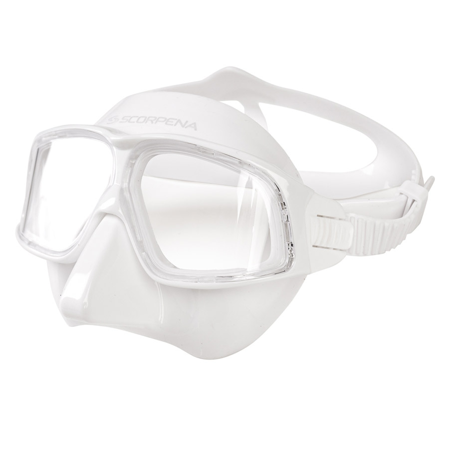 Maska Scorpena Apnea F1, balta - Image 2