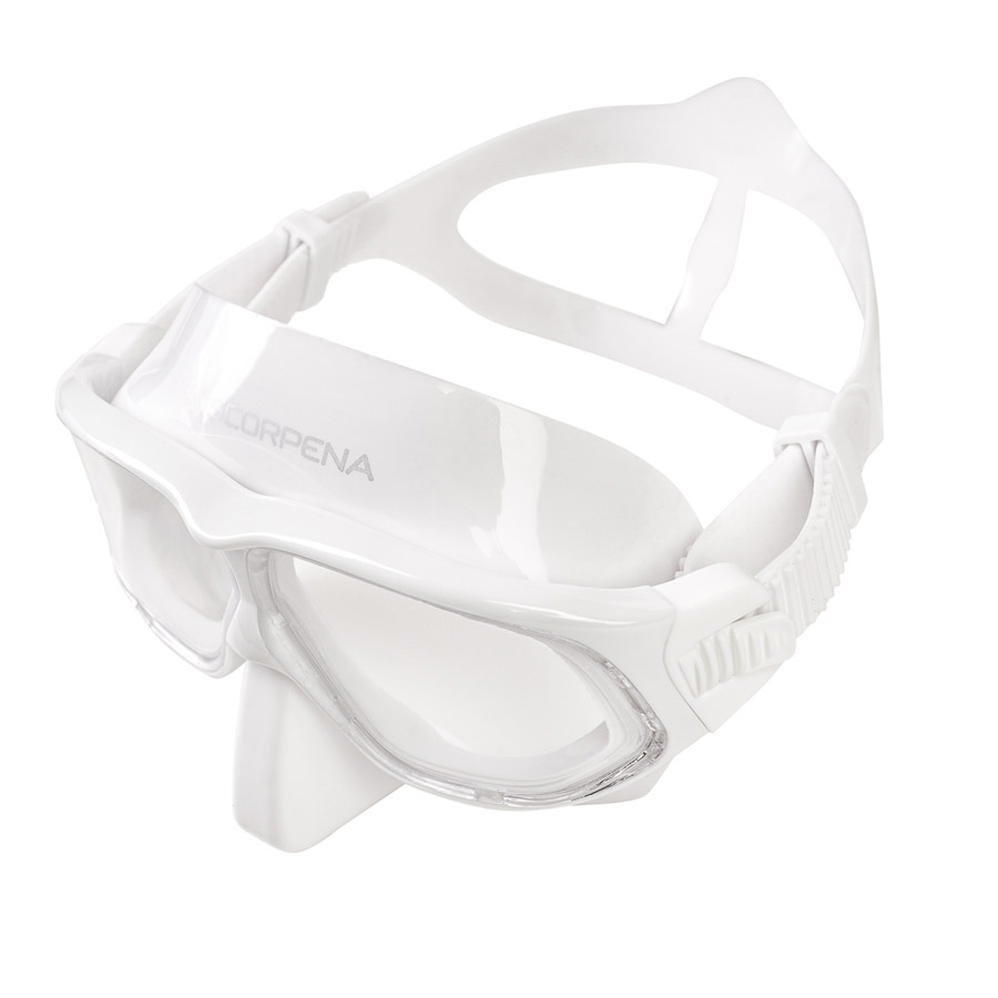 Maska Scorpena Apnea F1, balta