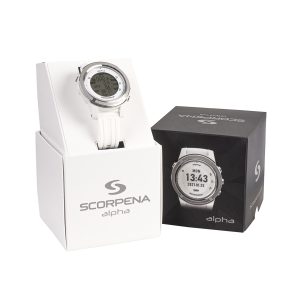 Scorpena Alpha rokas dators niršanai, balts