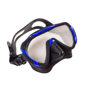 Maska Scorpena Miami, melns - zils