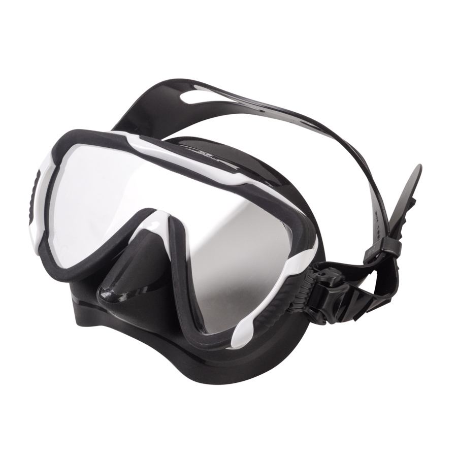 Maska Scorpena Miami, melns - balts - Image 2