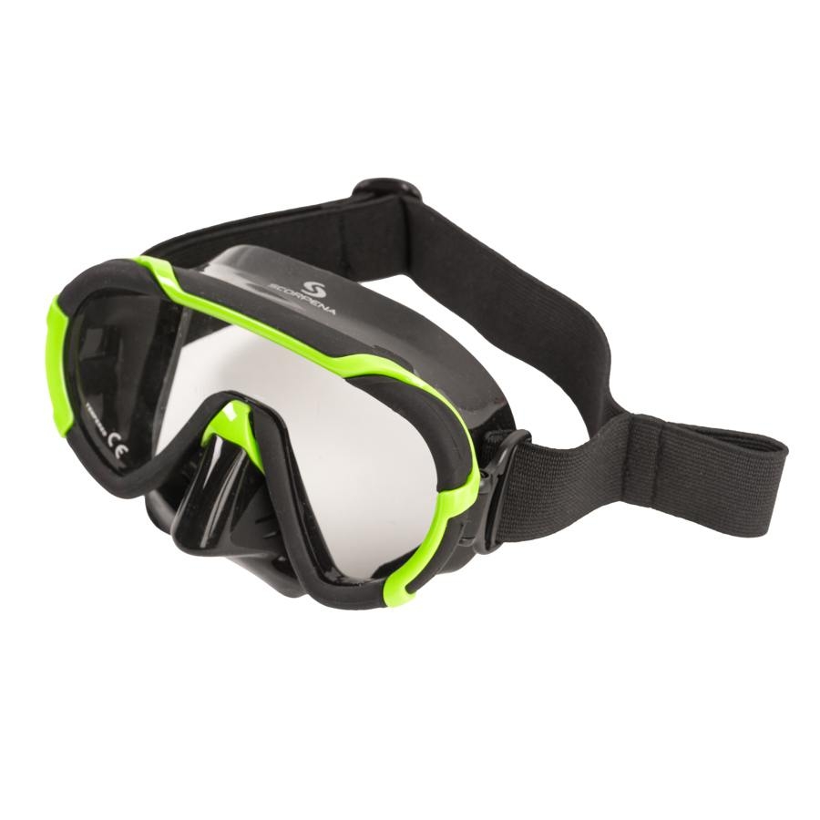 Maska Scorpena Miami Junior, zaļa - Image 4