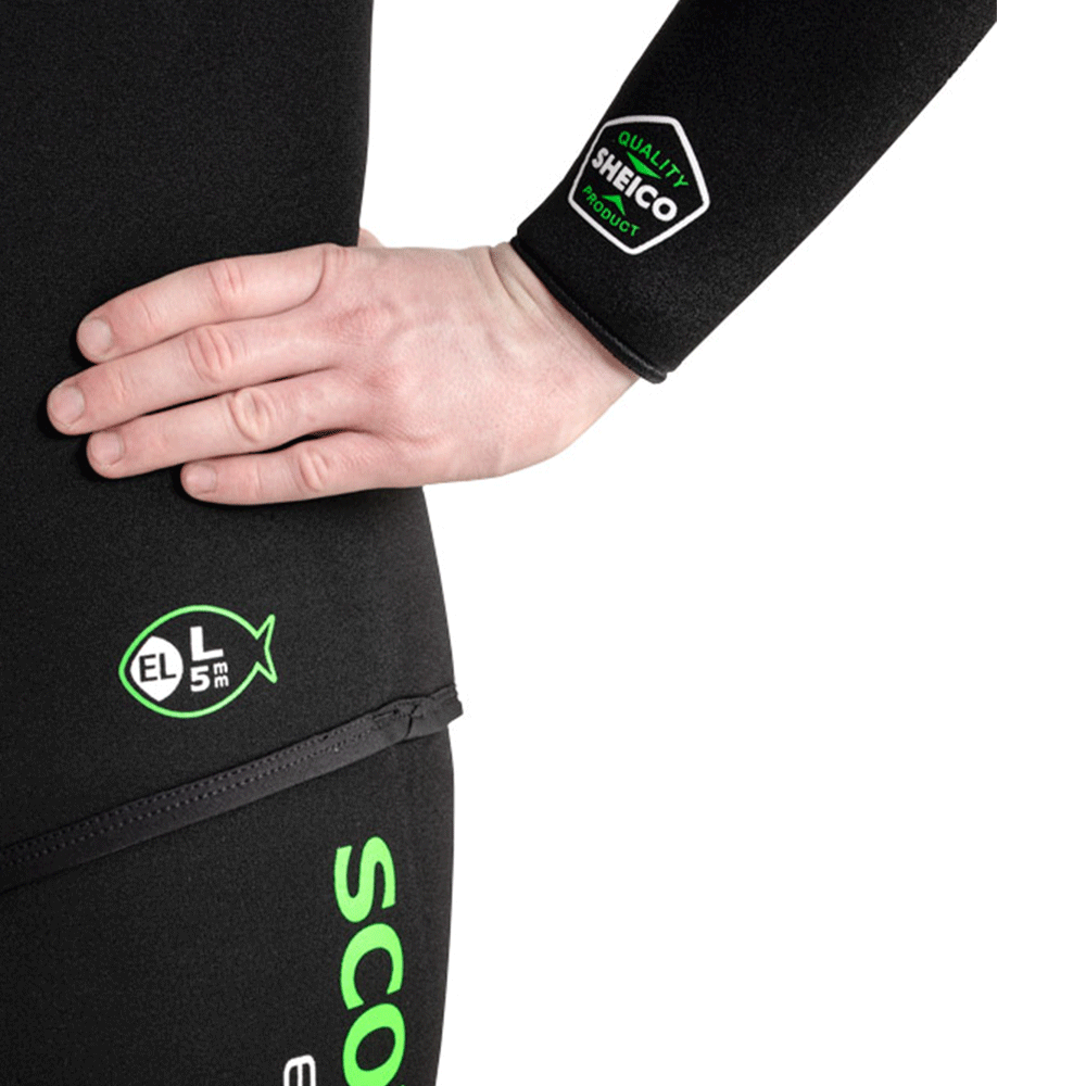 Hidrotērps Scorpena EcoLine, 7 mm (neilona iekšpuse) - Image 3