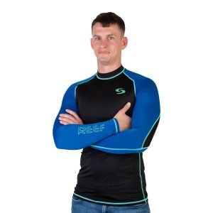 Likras krekls Scorpena REEF, melns un zils