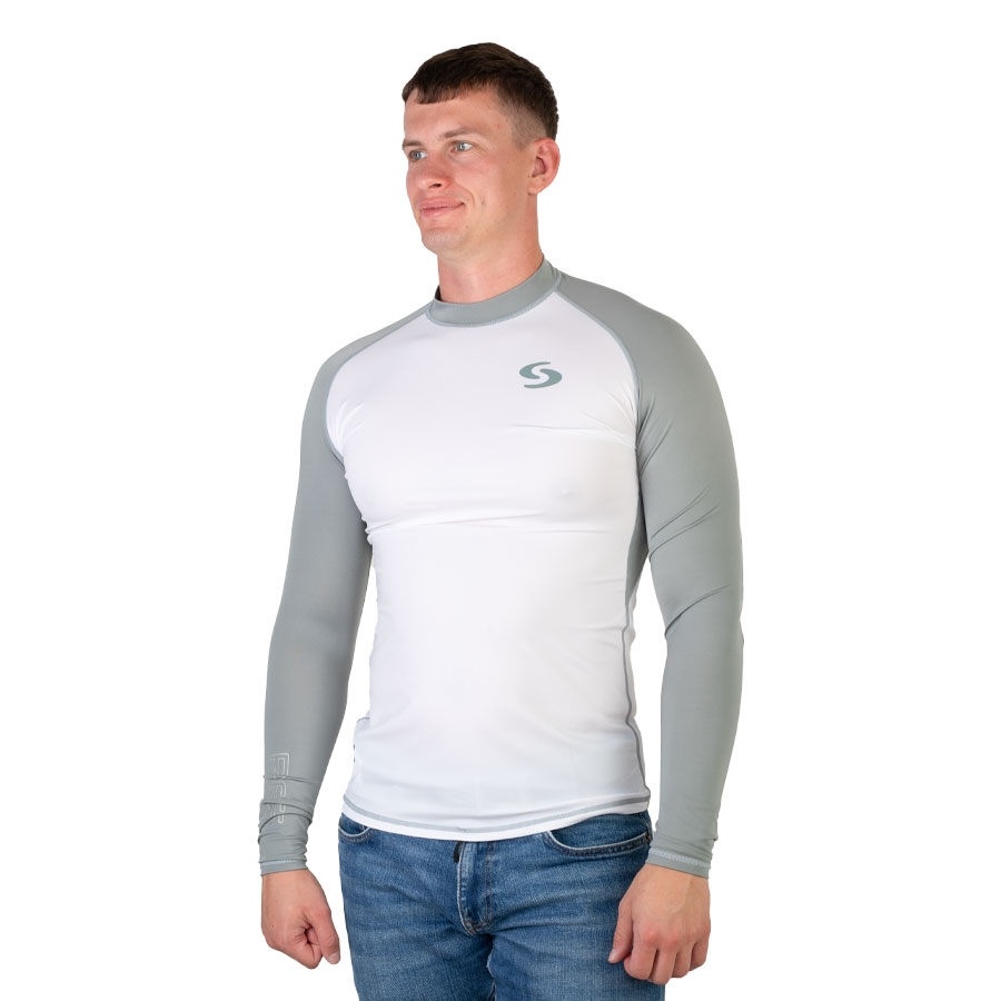 Likras krekls Scorpena REEF, balts un pelēks - Image 2