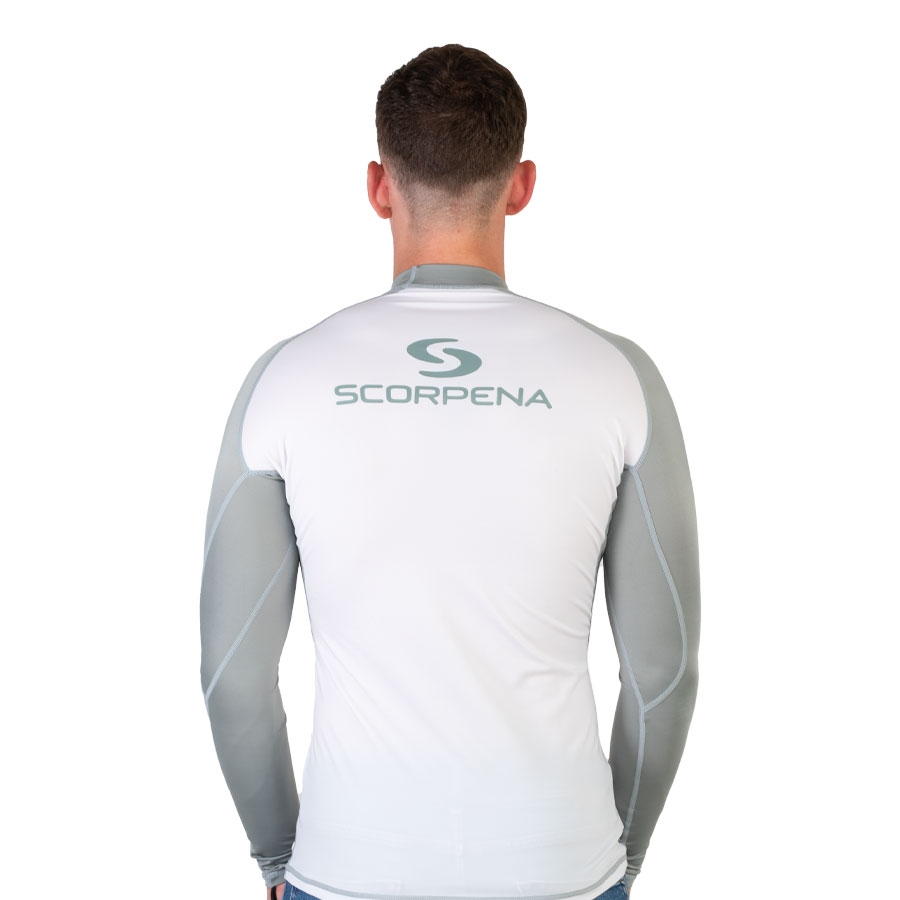 Likras krekls Scorpena REEF, balts un pelēks