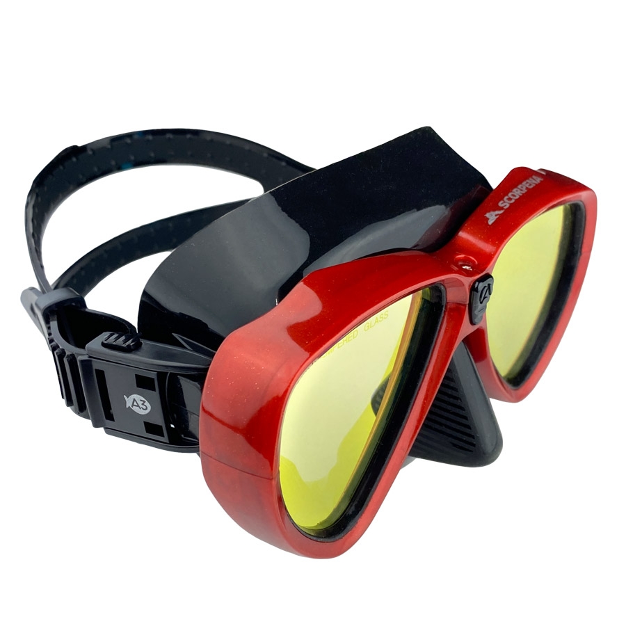 Mask Scorpena A3, red, coated - Image 5