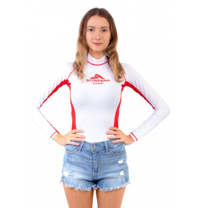 Likras krekls sieviešu Scorpena, balts